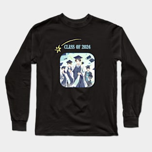 Anime Male Class of 2024 Long Sleeve T-Shirt